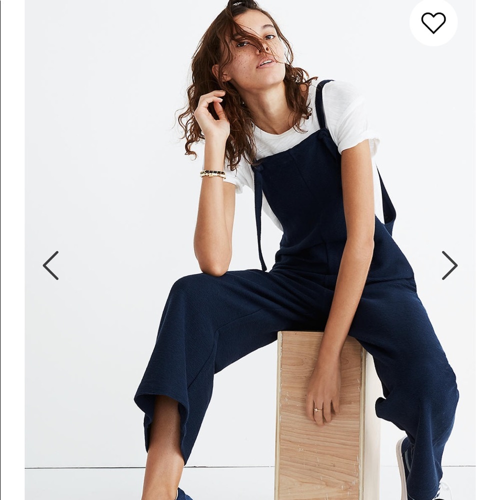 Madewell like new tie-rope overalls xs